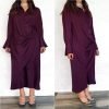 AUBERGINE DRESS