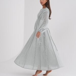 EYELET DRESS