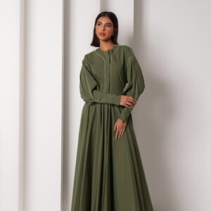 *Green batwing dress